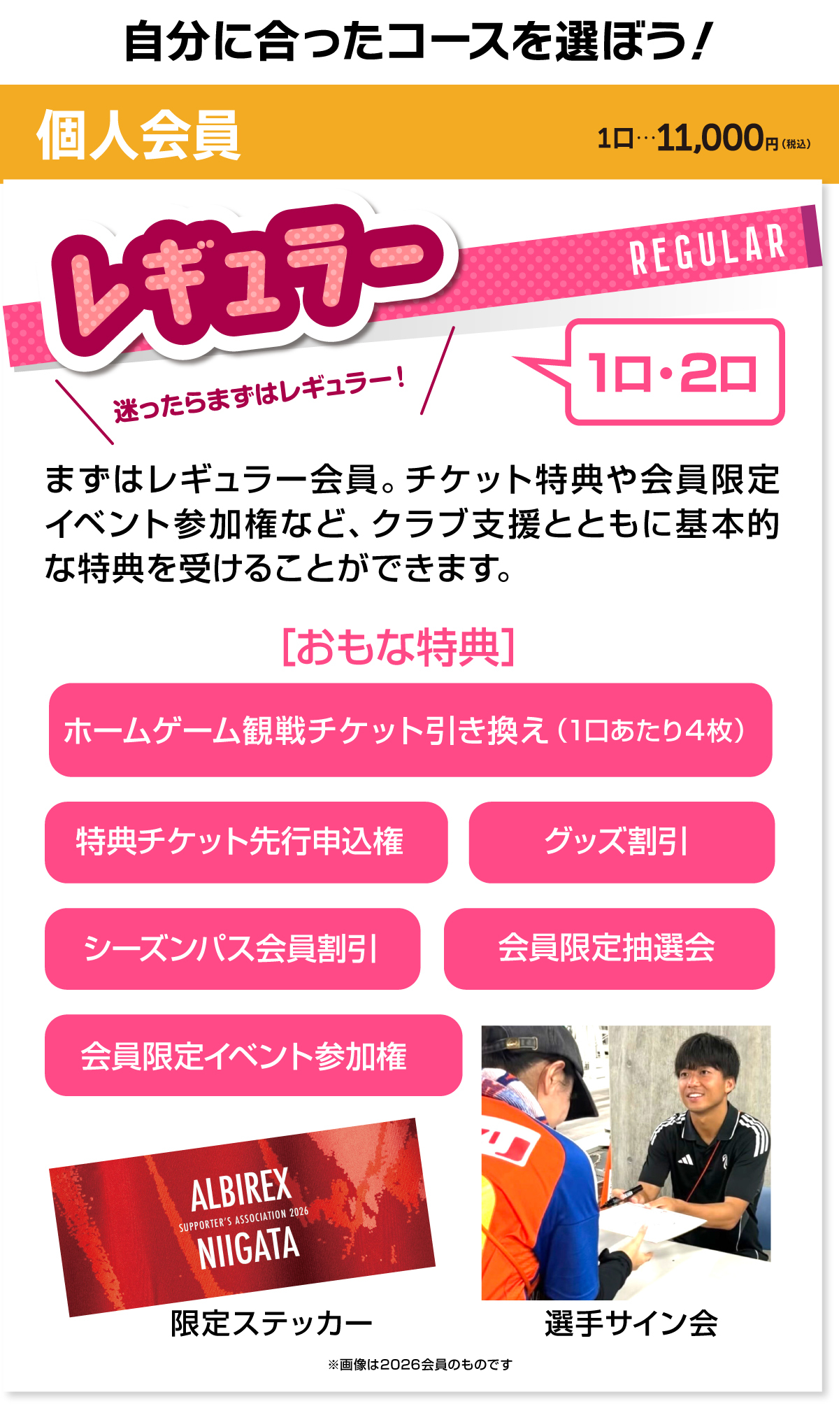 レギュラーコース説明