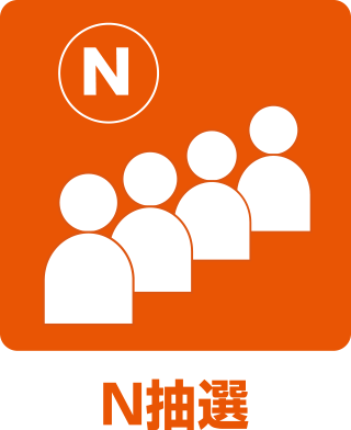 Nゲート列並び抽選