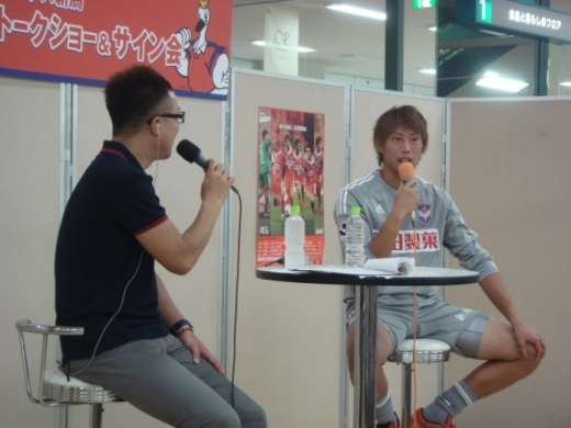 【フォト日記】選手トークショー＆サイン会inアピタ新潟亀田店　東口選手が出演！