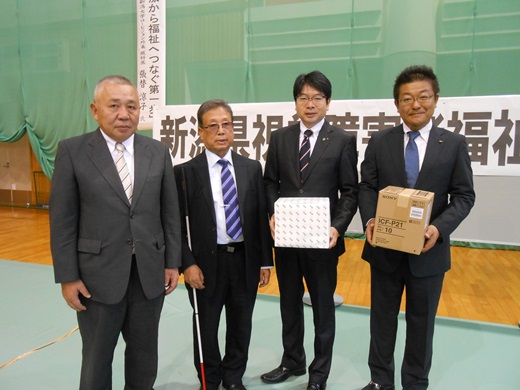 【フォト日記】新潟県視覚障害者福祉協会にラジオを寄贈！