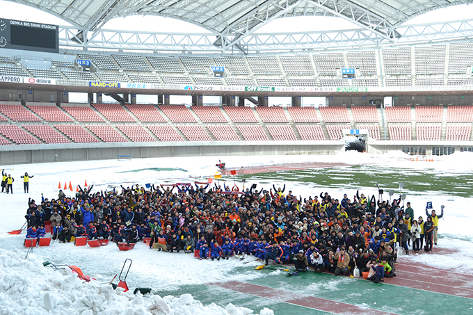 【フォト日記】ビッグスワン除雪ボランティア＆レディースキャンプ最終日