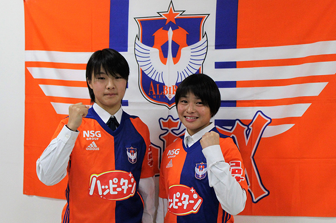 【フォト日記】レディースU-18 白井選手・中江選手 来季新加入内定！