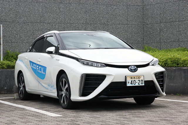 スタジアムにFCV車両が登場！9月28日（土）水戸ホーリーホック戦で新潟市が「COOL CHOICE」推進事業をPR！