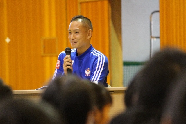 【フォト日記】早川史哉選手が新潟県立村上高校で講演