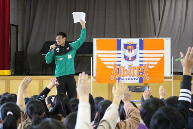 【フォト日記】野澤洋輔選手が考案した授業「のざせん」を実施