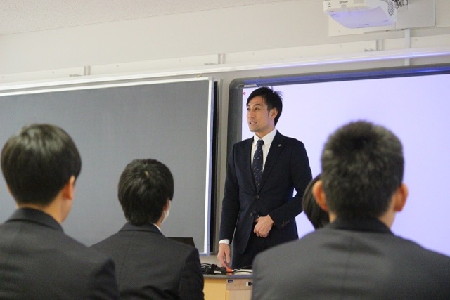 【フォト日記】営業部 野澤洋輔が北越高等学校「ジョブラーニング」に社会人講師として参加