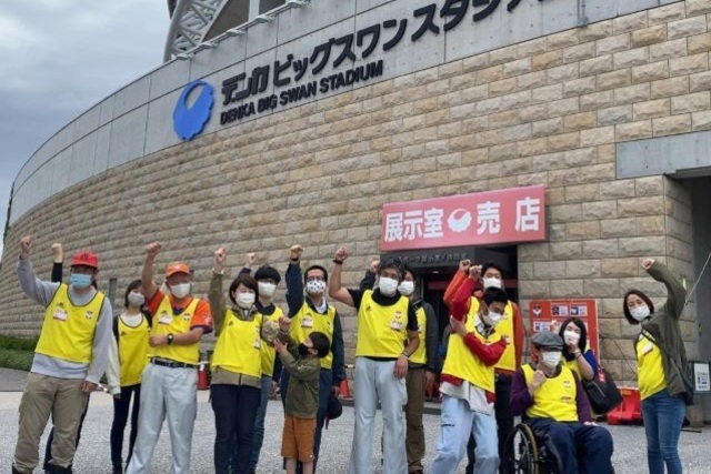 アルビレックススマイルプロジェクト　障がい者就労支援の取り組みがスタート！