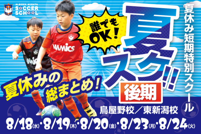 夏休みの“総まとめ”短期特別スクール『夏スク・後期』参加者募集！