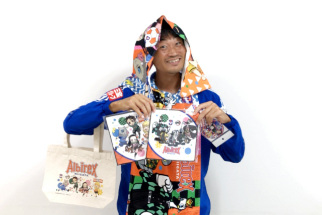 【限定20個】「ALBIREX×鬼滅の刃」から直筆メッセージ入り『千葉和彦”全集中”セット』 を販売！