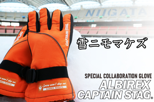 【雪に負けない最強グローブ】ALBIREX × CAPTAIN STAG「雪ニモマケズ」販売のお知らせ