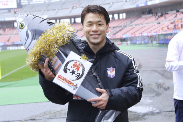 マン・オブ・ザ・マグロは誰だ！！！投票開始！当選者にはアルビマグロが届く！3月11日（土）川崎戦