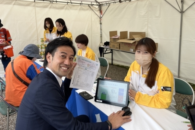 6月11日（日）京都サンガF.C.戦に明治安田生命健活ブースを開設！みんなで健康意識を高めましょう！