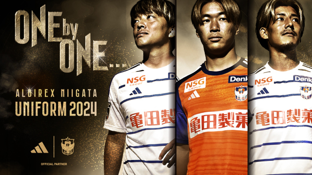 ONE by ONE…　2024シーズンユニフォーム