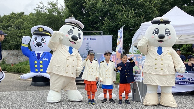 【7月20日（日）広島戦】うみまる、うーみんがやってくる！海上保安庁（第九管区海上保安本部）「海の事故ゼロキャンペーン」PR