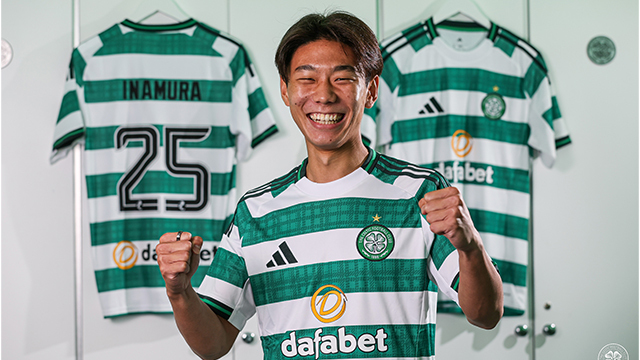 稲村 隼翔 選手 セルティックFC（スコットランド）に完全移籍のお知らせ