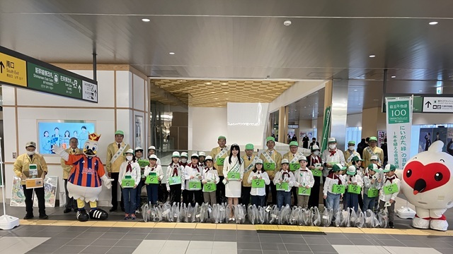 【にいがた「緑」の百年物語の活動に協力】4月3日（金）「緑の募金」街頭募金実施のお知らせ