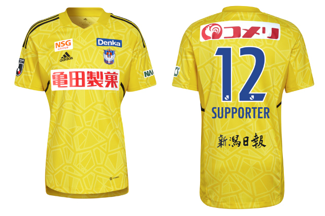 アルビレックス新潟 2022 GK2ndユニフォーム - 応援グッズ
