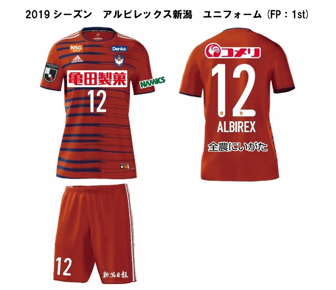 19シーズン ユニフォームスポンサー決定のお知らせ アルビレックス新潟 公式サイト Albirex Niigata Official Website